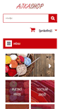 Mobile Screenshot of ajkashop.cz